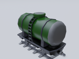 tank wagon 3Dモデル
