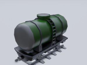 tank wagon 3Dモデル