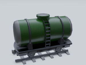 tank wagon 3Dモデル