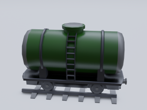 tank wagon 3Dモデル