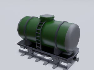 tank wagon 3Dモデル