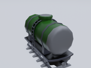 tank wagon 3Dモデル