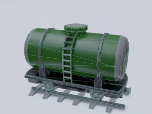 tank wagon 3Dモデル