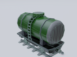 tank wagon 3Dモデル