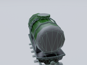 tank wagon 3Dモデル