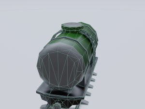 tank wagon 3Dモデル