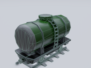tank wagon 3Dモデル