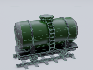 tank wagon 3Dモデル