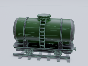 tank wagon 3Dモデル