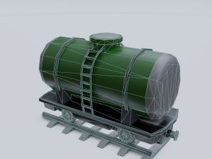 tank wagon 3Dモデル