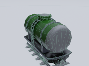 tank wagon 3Dモデル