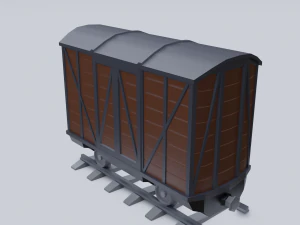 freight wagon 3D Model