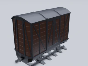 freight wagon 3D Model