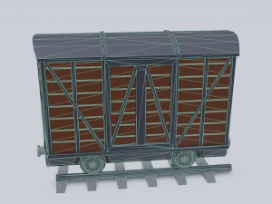 freight wagon 3D Model