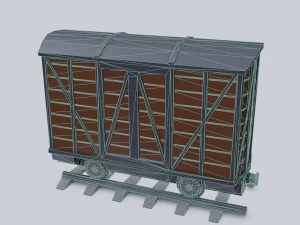 freight wagon 3D Model