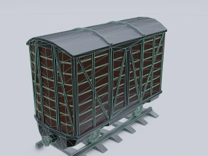 freight wagon 3D Model