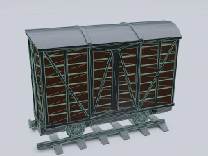 freight wagon 3D Model