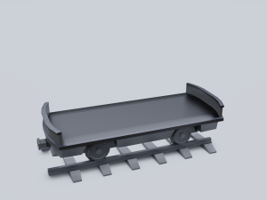 freight wagon 2 Modelo 3D
