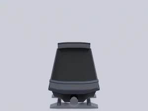freight wagon 2 3D Model