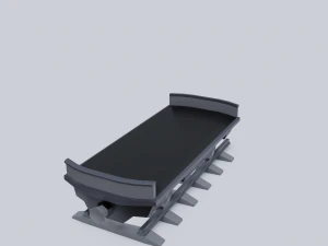 freight wagon 2 3D Model