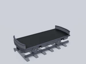 freight wagon 2 Modelo 3D