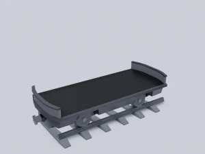 freight wagon 2 3D Model