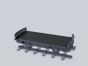 freight wagon 2 Modelo 3D