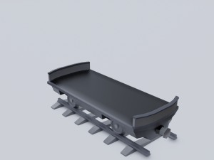 freight wagon 2 Modelo 3D