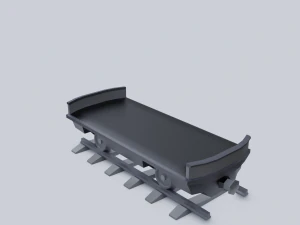freight wagon 2 3D Model