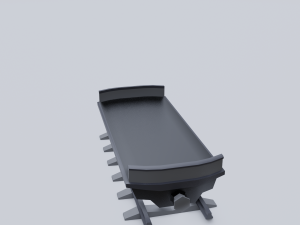 freight wagon 2 Modelo 3D