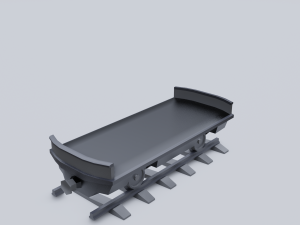 freight wagon 2 Modelo 3D