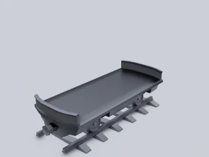 freight wagon 2 3D Model