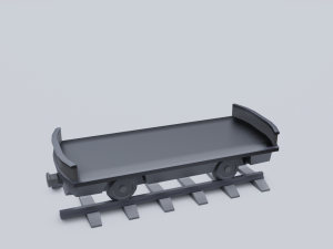 freight wagon 2 Modelo 3D