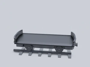 freight wagon 2 3D Model