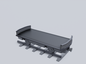freight wagon 2 Modelo 3D