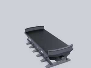 freight wagon 2 3D Model