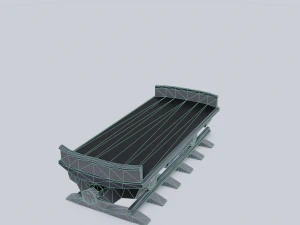 freight wagon 2 3D Model