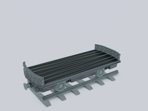 freight wagon 2 Modelo 3D