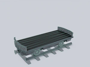 freight wagon 2 3D Model
