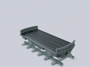 freight wagon 2 3D Model