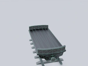 freight wagon 2 3D Model