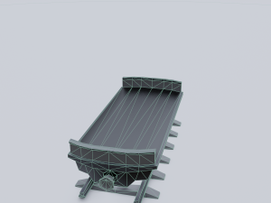 freight wagon 2 Modelo 3D