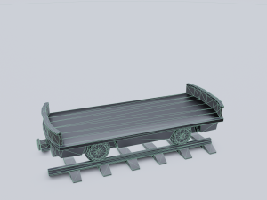 freight wagon 2 Modelo 3D