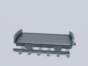 freight wagon 2 Modelo 3D