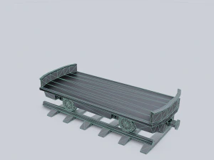 freight wagon 2 3D Model