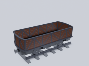 freight wagon 3 Modelo 3D