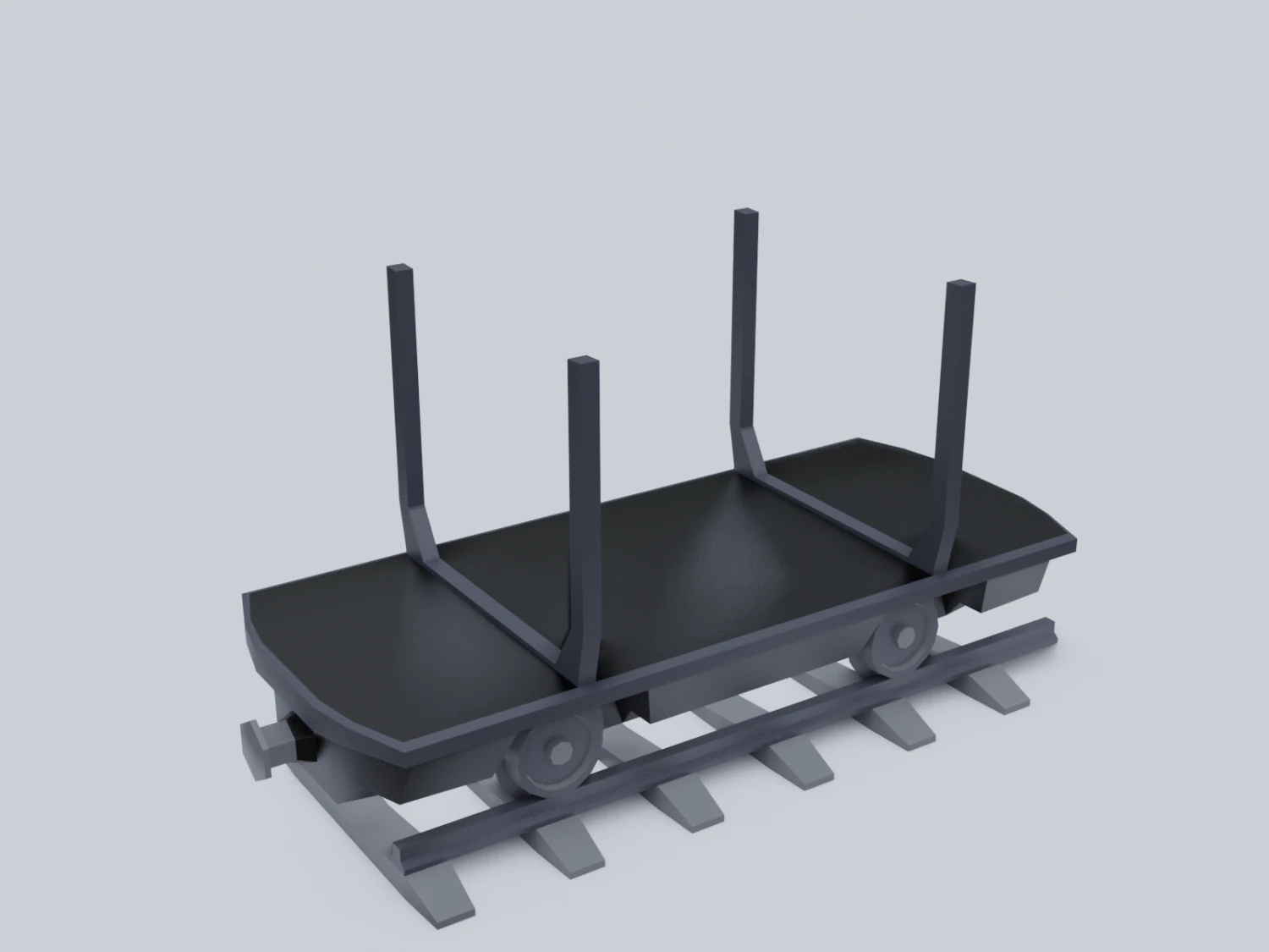 vag&atilde;o de carga 5 Modelo 3D .c4d .max .obj .3ds .fbx .stl .blend 