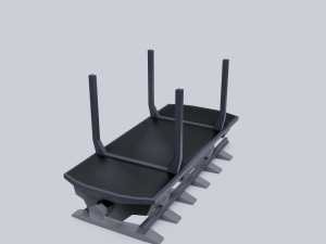 freight wagon 5 Modello 3D