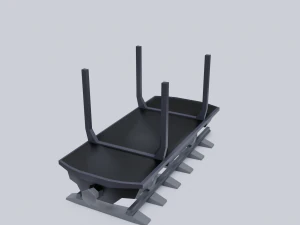 vag&atilde;o de carga 5 Modelo 3D