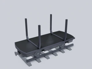 vag&atilde;o de carga 5 Modelo 3D